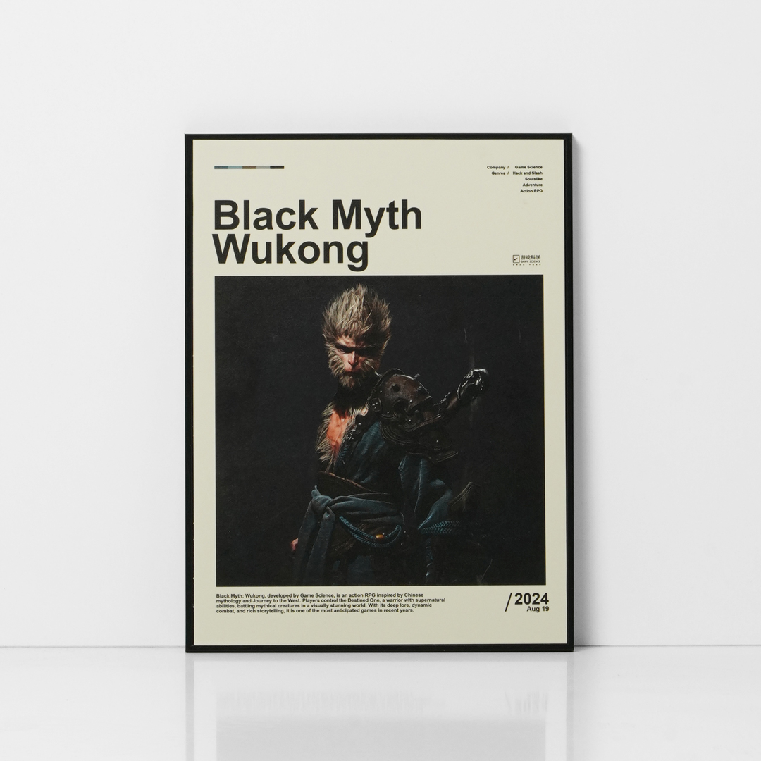 خرید و قیمت تابلو Black Myth Wukong کد 311582